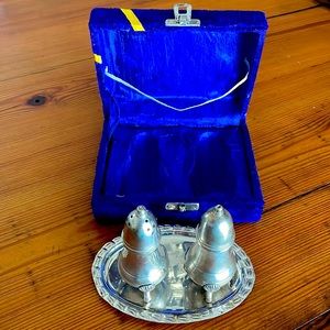 Vintage Sterling Silver Salt & Pepper Shakers
